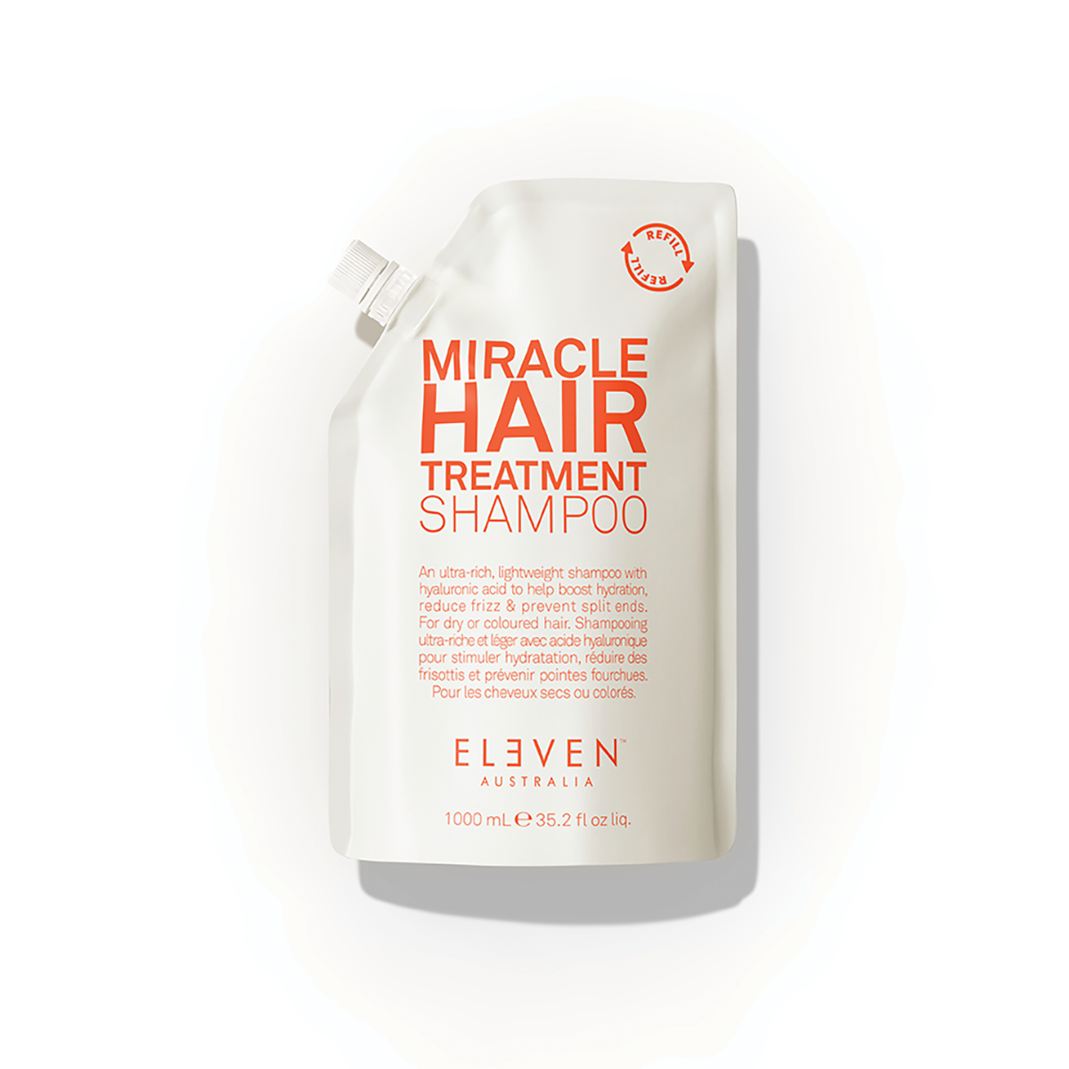MIRACLE HAIR TREATMENT SHAMPOO 1000ML REFILL POUCH