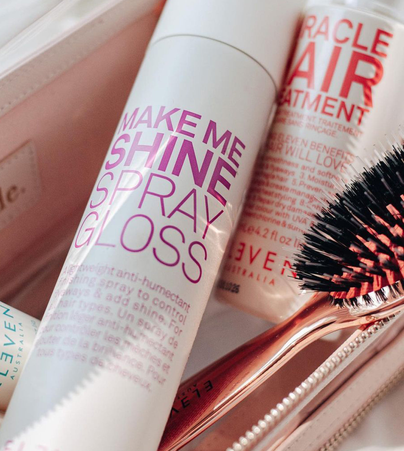 ELEVEN Hair MAKE ME SHINE SPRAY GLOSS anti gravity lightweight hairspray
