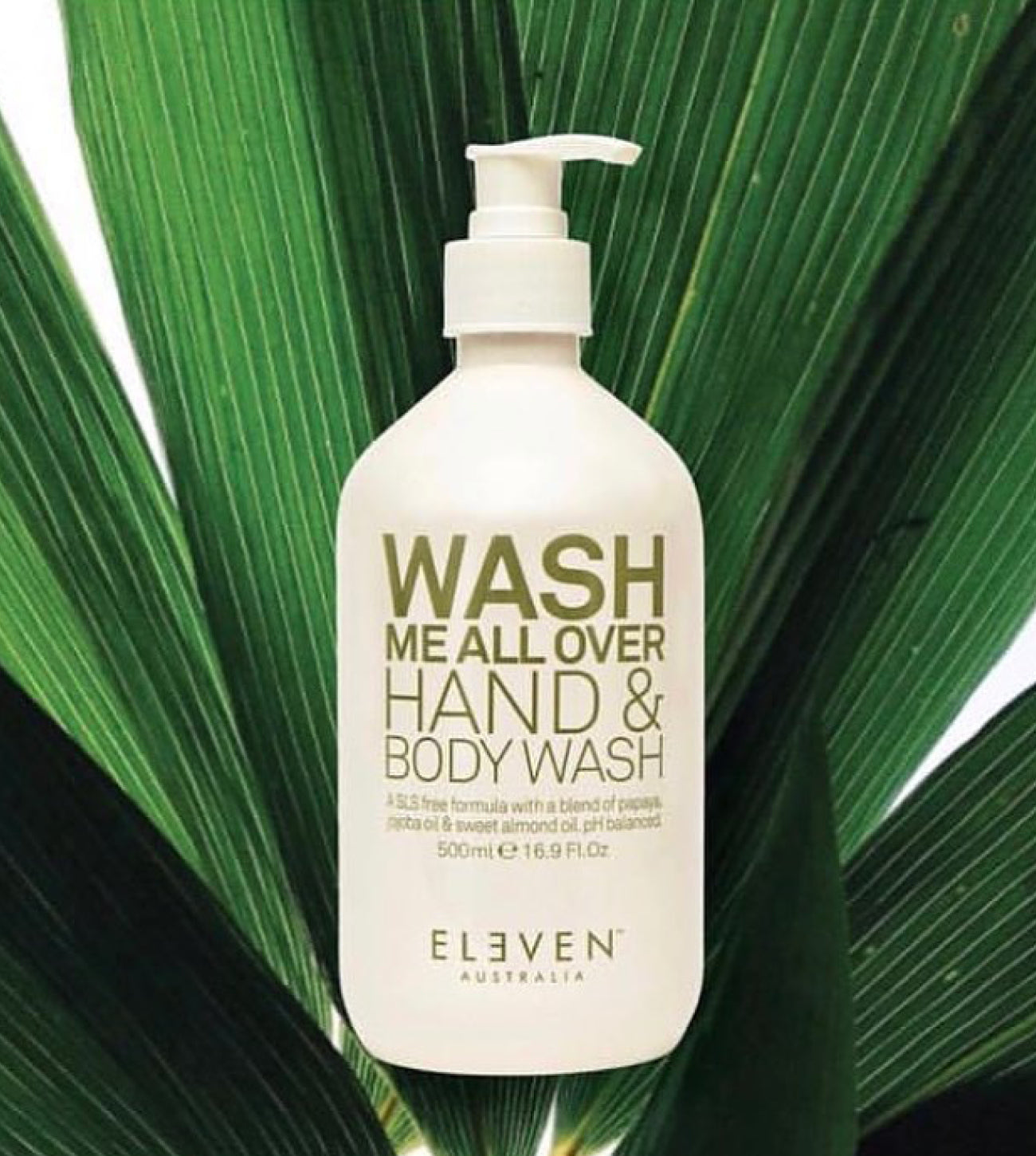 WASH ME ALL OVER HAND AND BODY WASH is Ph balanced, SLS free formula packed with natural oils. While the Papaya Extract and Almond Oil Exfoliates; Orange, Lavender and Coconut Oils hydrate and repair the skin. Jojoba Oil then protects against environmental damage nourishing body wash