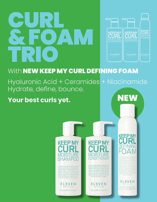 A curl routine for wavy hair