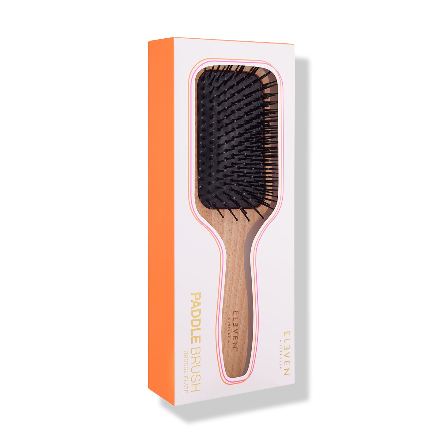WOODEN PADDLE BRUSH IN BOX