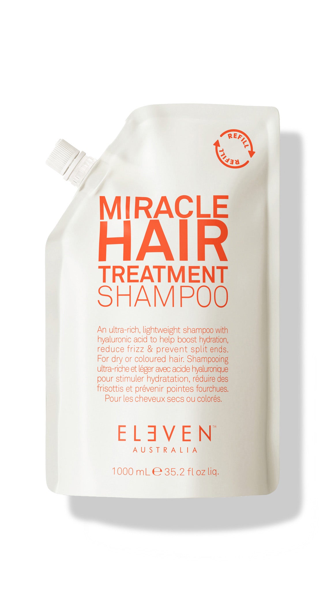 MIRACLE HAIR TREATMENT SHAMPOO 1000ML REFILL POUCH