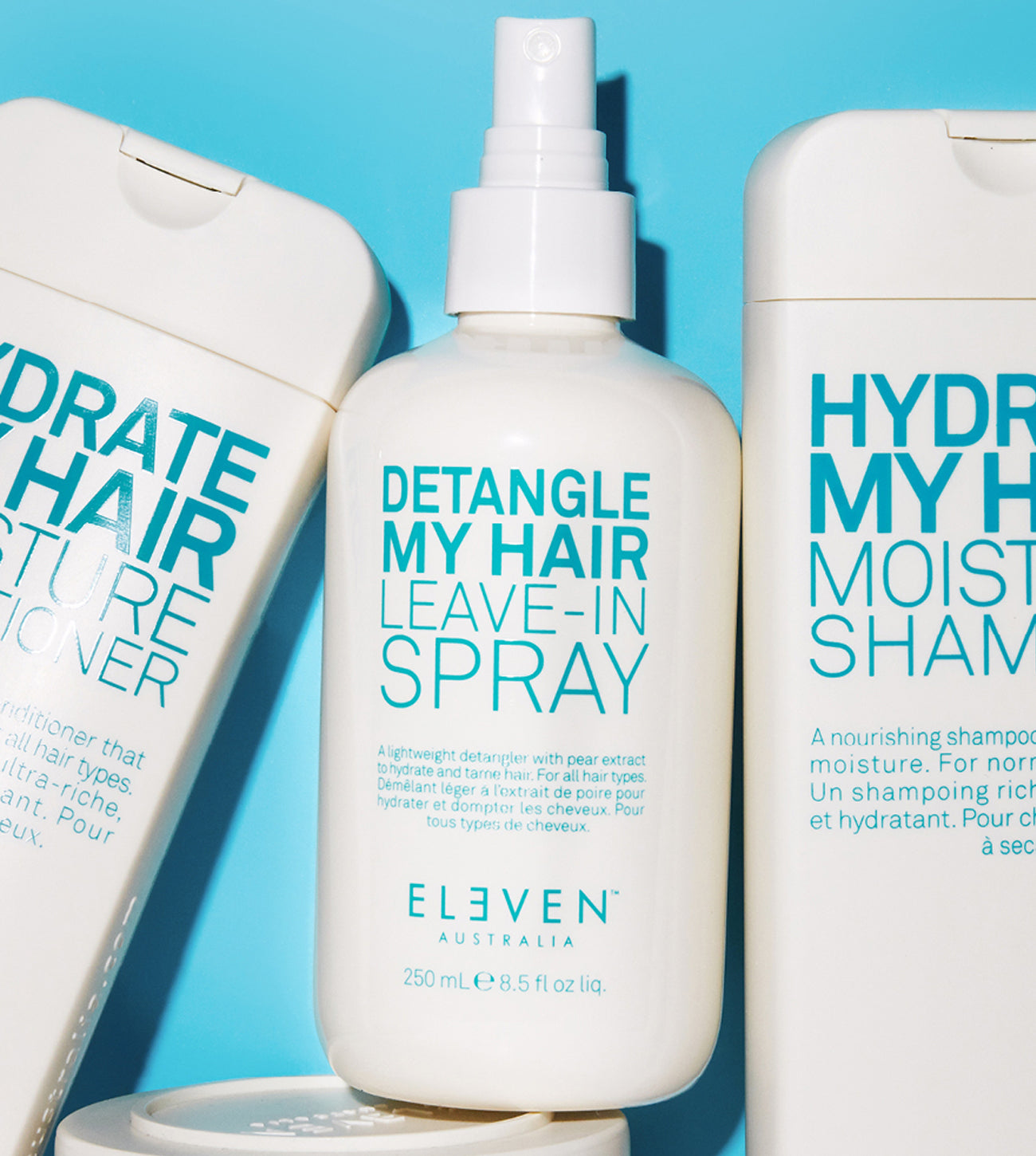 ELEVEN Australia Hair Detangle My Hair LEAVE IN Spray Detangler Hydrate range