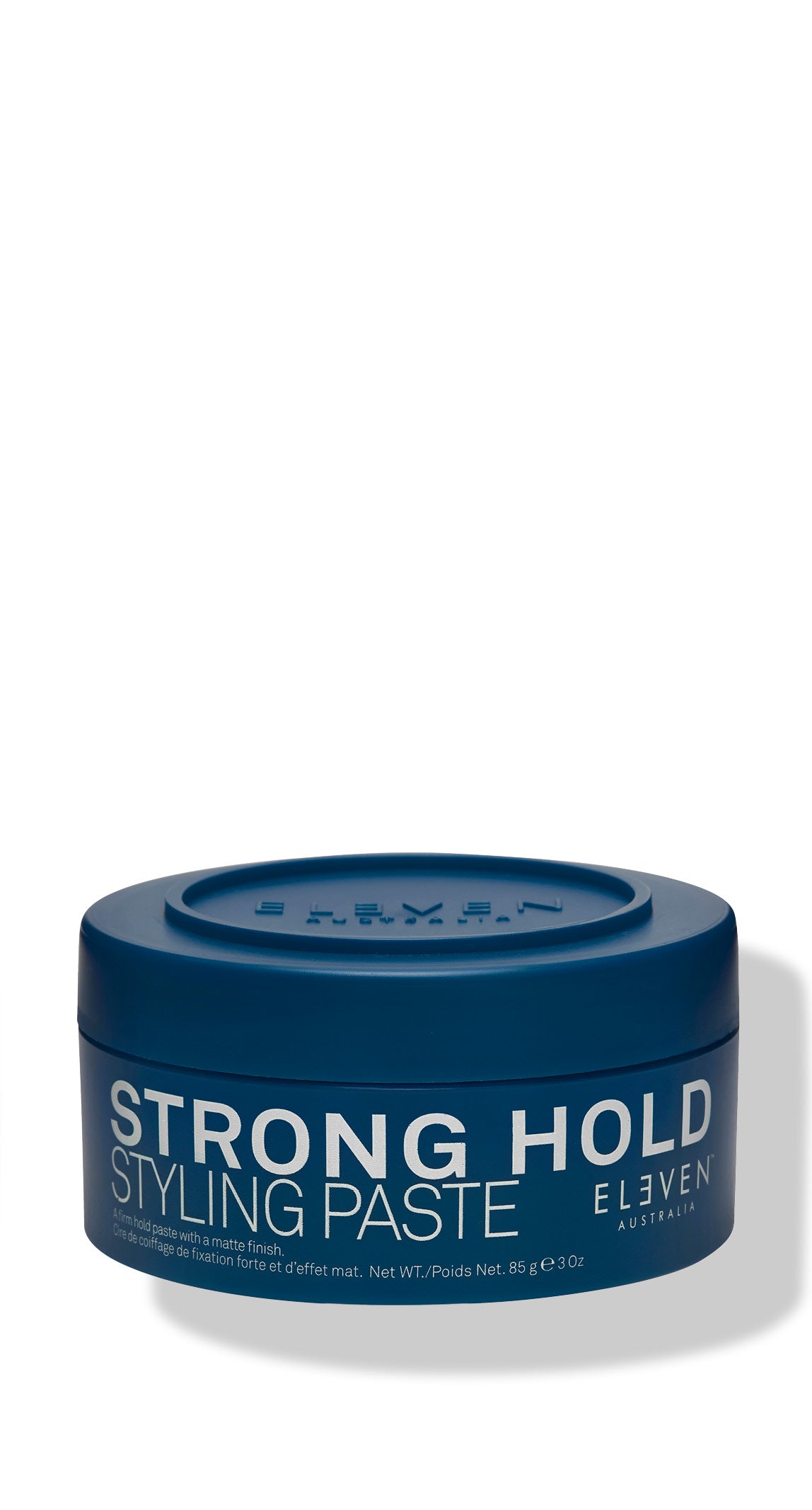 STRONG HOLD STYLING PASTE is a balanced blend of lightweight ingredients to give all-day hold. The product maintains a firm hold and texture through a blend of Beeswax, Castor Seed Oil and PVP. Perfect for structured, short hair styling.