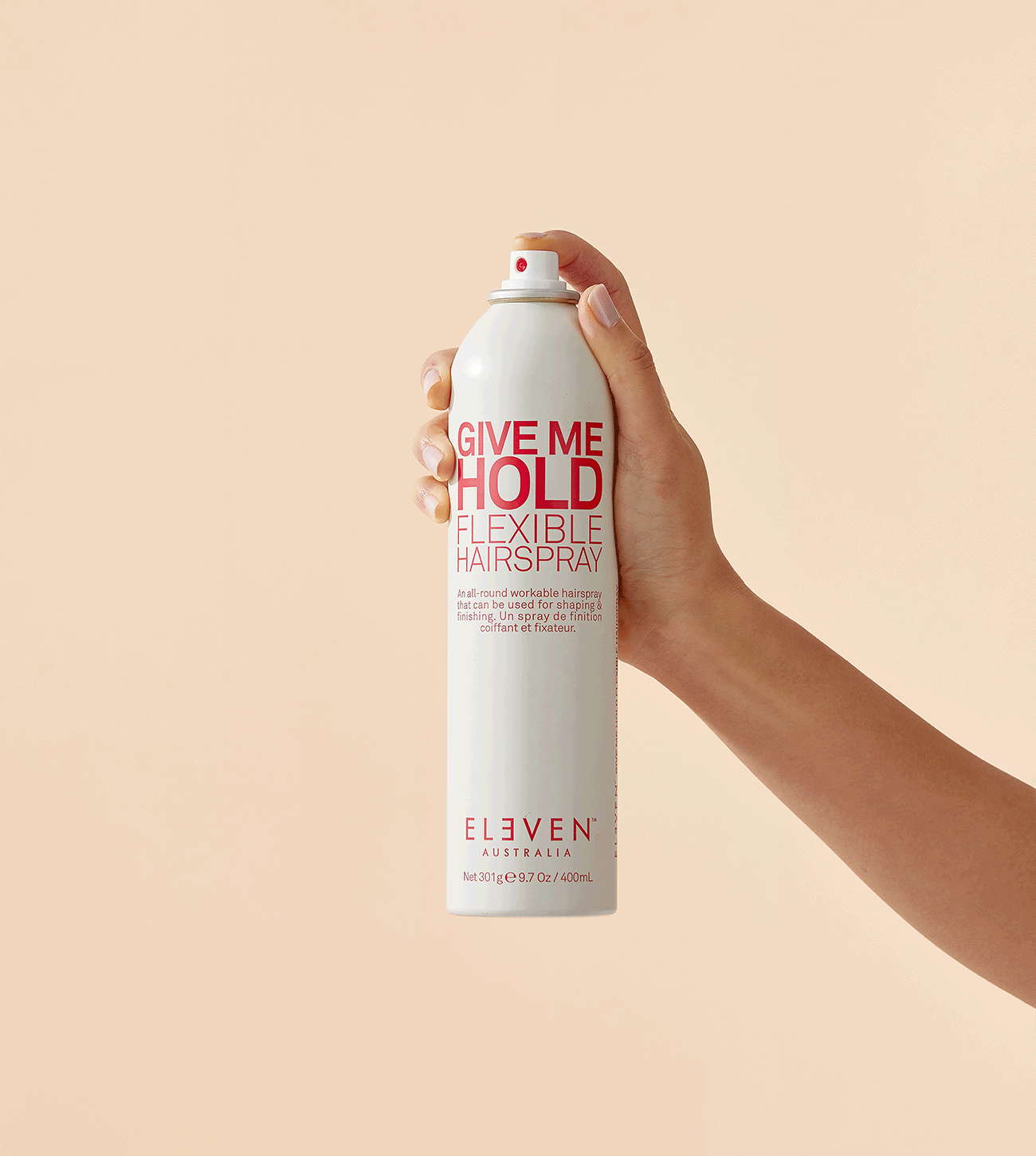 ELEVEN Australia Hair GIVE ME HOLD Flexible Hairspray for shaping and definition