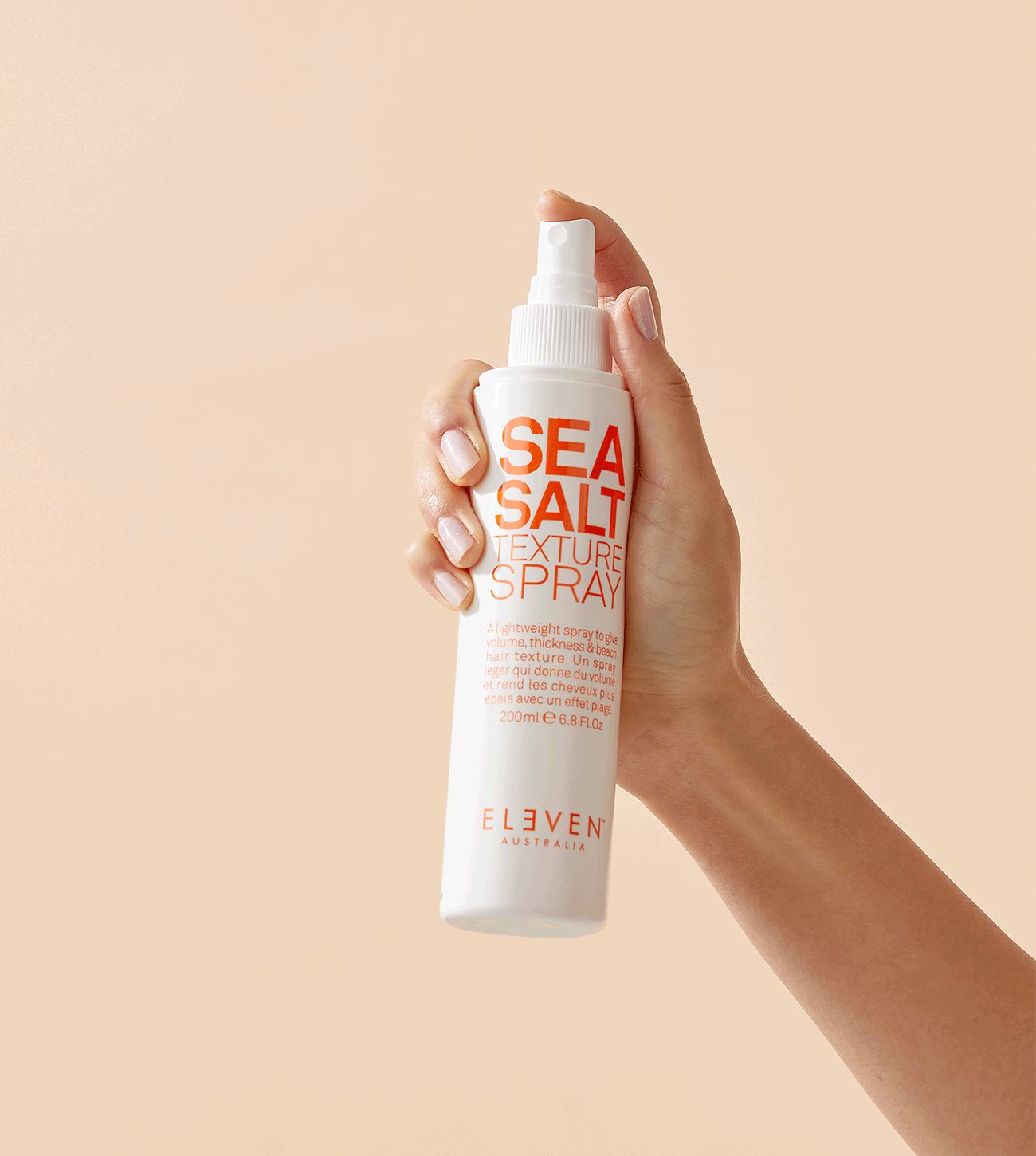 ELEVEN Hair Sea Salt Texture Spray lightweight texture thickens fine hair